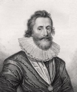 Dudley North, engraved by Rivers, illustration from 
